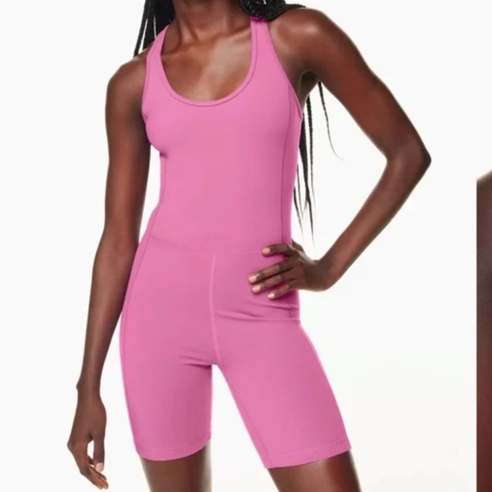 BNWT TNA Life Surge 5" Romper in Berry Fizz 2XS